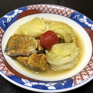 簡単！サバ缶とキャベツのカレー風味